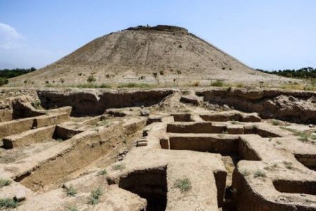 آغاز فصل سوم کاوش در تپه باستانی دوین شهرستان شیروان