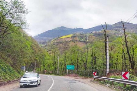 گردنه کوهستانی حیران آستارا برخوردار ازمناظر طبیعی خیره کننده