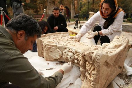 آب‌نمای تازه کشف شده کاخ سعدآباد به ویترین می‌رود