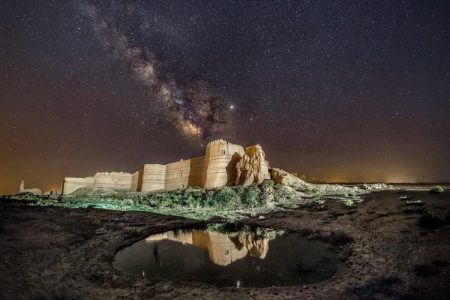 ریزش بخشی از دیوار دومین بنای خشتی و گلی ایران